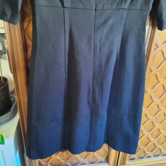 Trina Turk Vintage Gold Waist-Chain Sheath Dress Style# 2116232 - Black, Size S - Picture 11 of 16